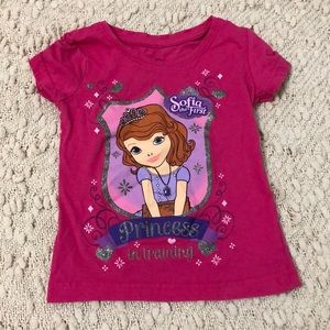 Disney Sofia the First Short Sleeve Toddler Shirt